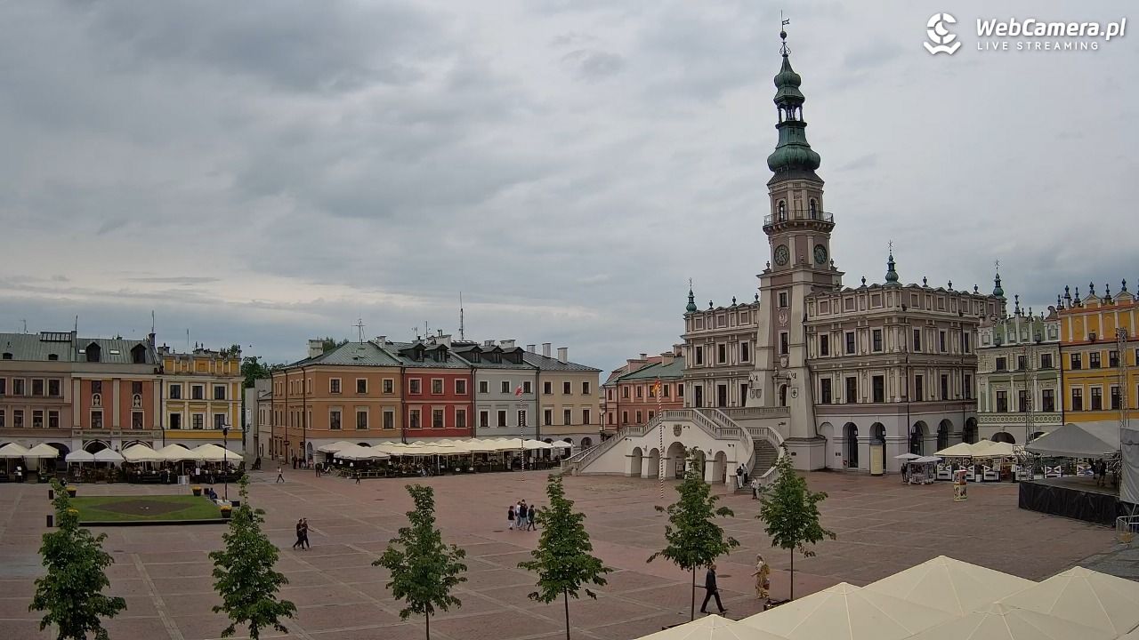 ZAMOŚĆ - widok na Rynek Wielki - 16 maj 2026, 14:25