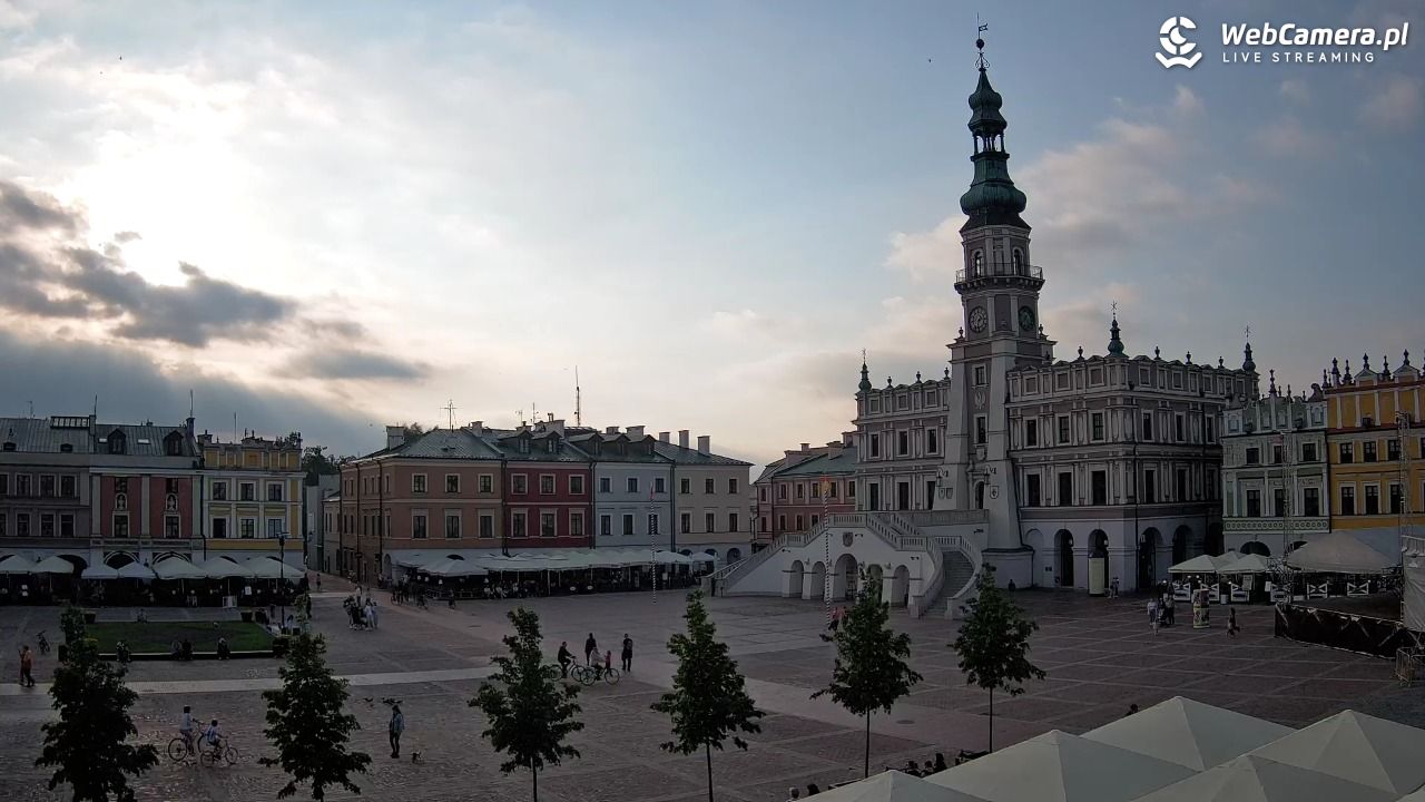 ZAMOŚĆ - widok na Rynek Wielki - 17 maj 2026, 18:39