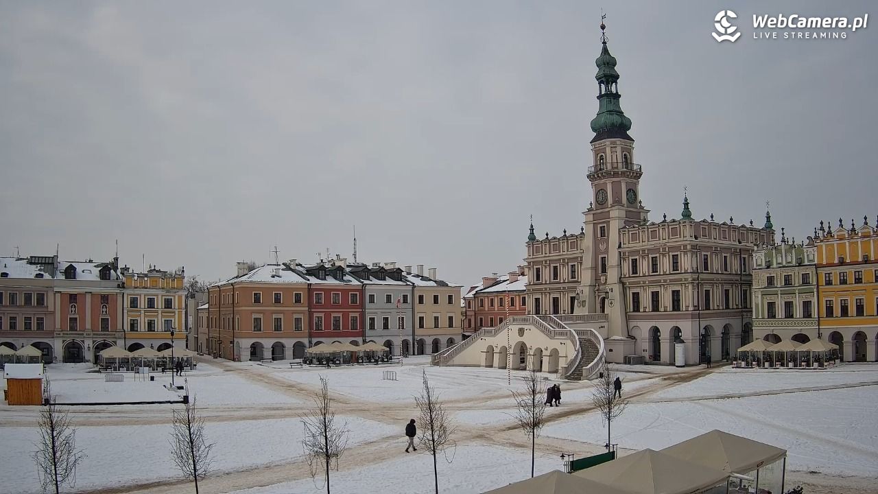 ZAMOŚĆ - widok na Rynek Wielki - 17 luty 2026, 15:01