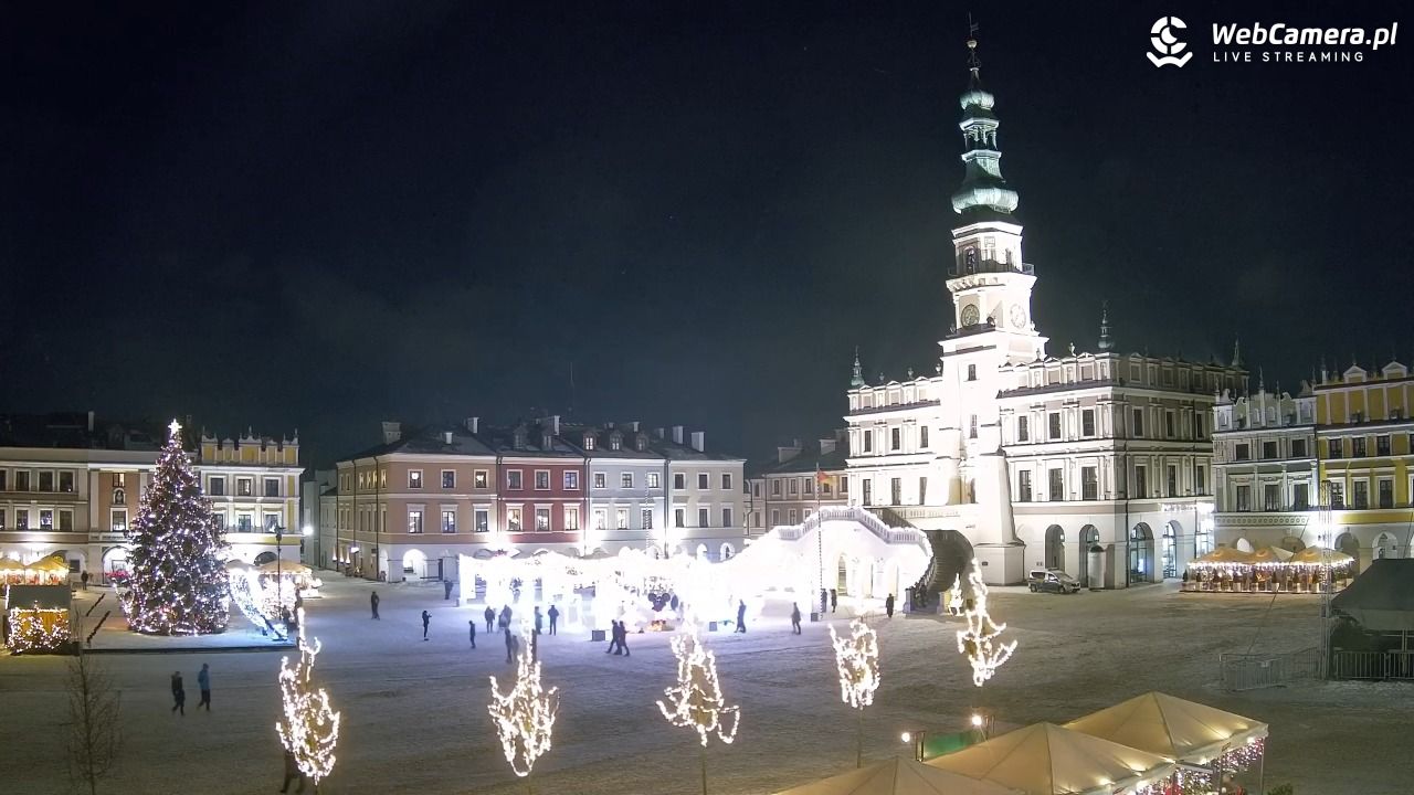 ZAMOŚĆ - widok na Rynek Wielki - 02 styczeń 2026, 19:06