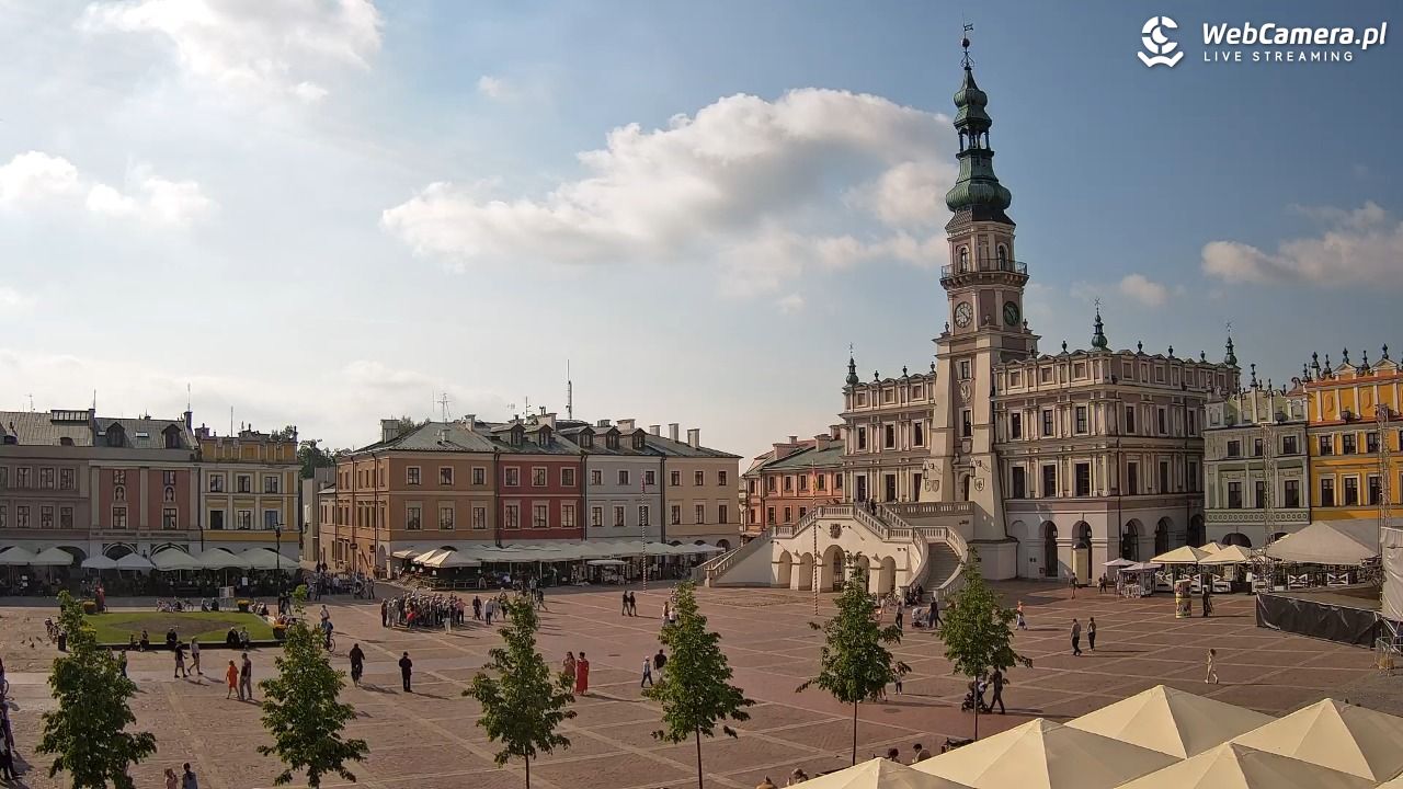ZAMOŚĆ - widok na Rynek Wielki - 17 maj 2026, 16:53