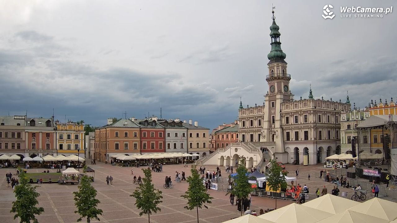 ZAMOŚĆ - widok na Rynek Wielki - 15 maj 2026, 18:28