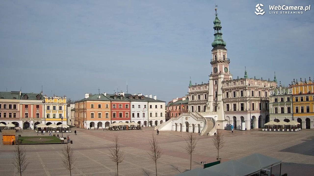 ZAMOŚĆ - widok na Rynek Wielki - 30 marzec 2026, 09:31