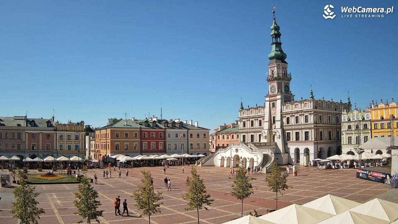 ZAMOŚĆ - widok na Rynek Wielki - 14 sierpień 2026, 15:18