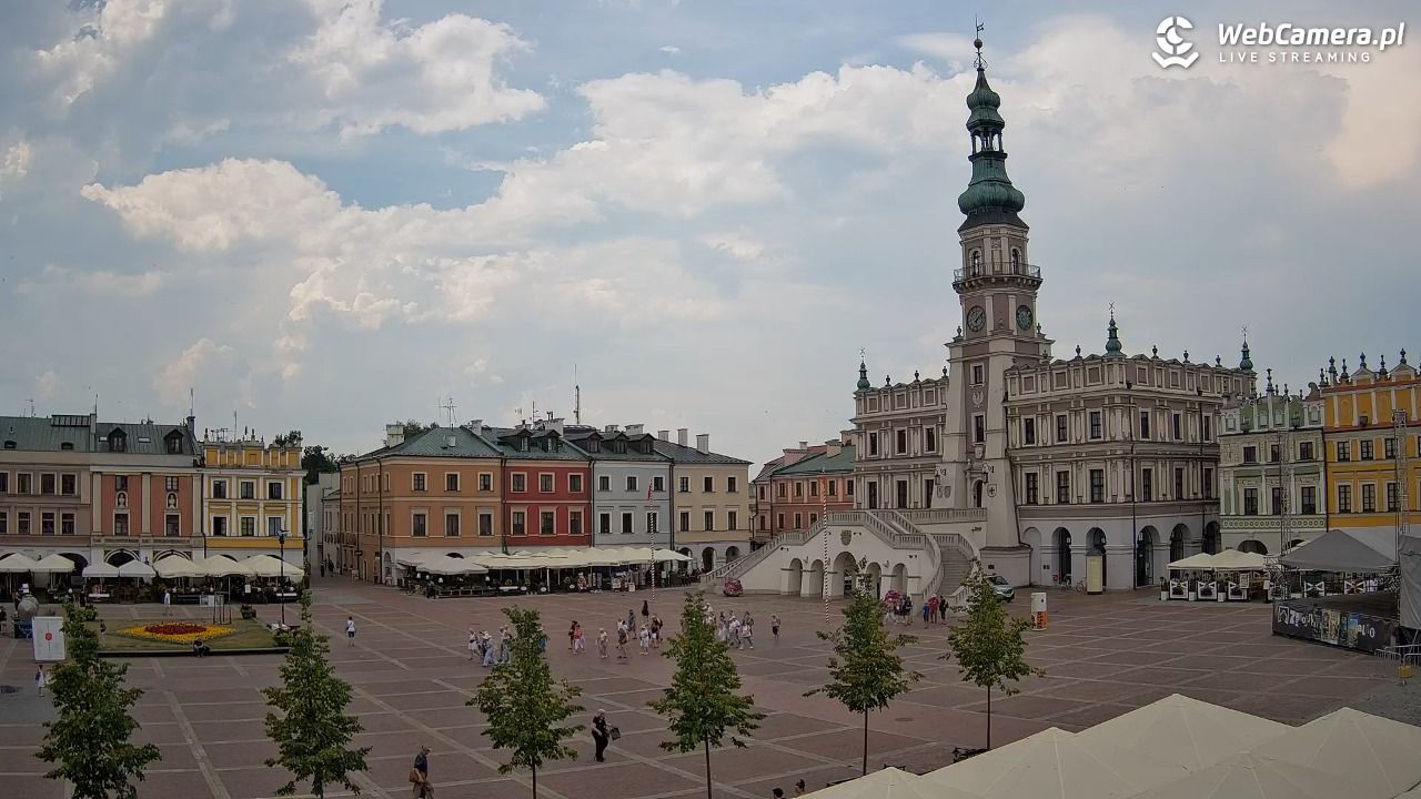ZAMOŚĆ - widok na Rynek Wielki - 01 lipiec 2026, 14:09