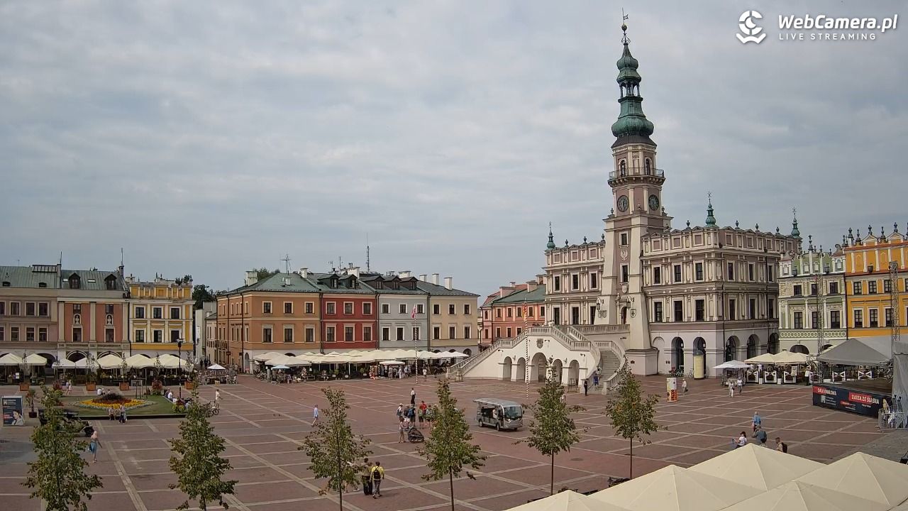 ZAMOŚĆ - widok na Rynek Wielki - 17 sierpień 2026, 12:30