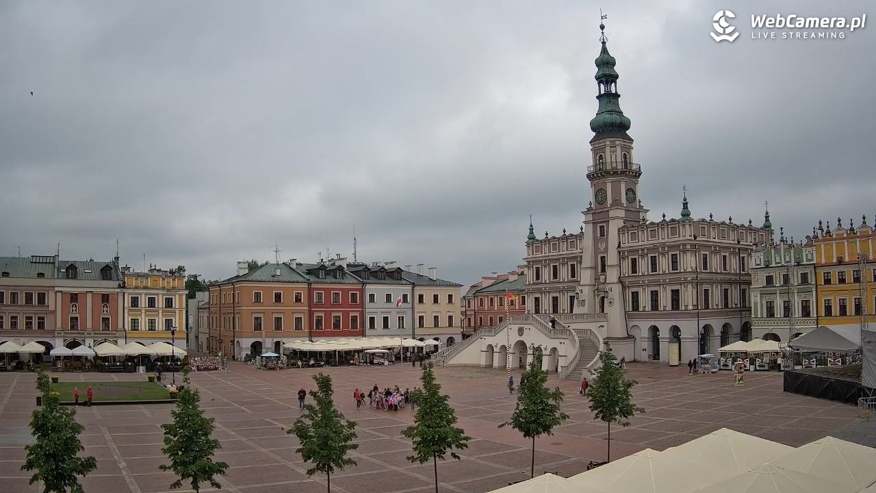 ZAMOŚĆ - widok na Rynek Wielki - 18 maj 2026, 12:14