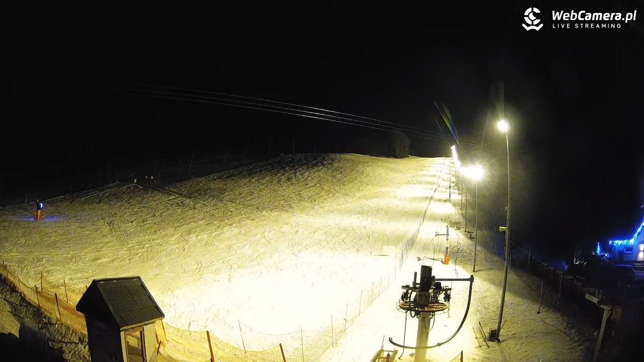Wyciąg narciarski Wojtek - Zawoja Czatoża - 13 luty 2026, 20:24