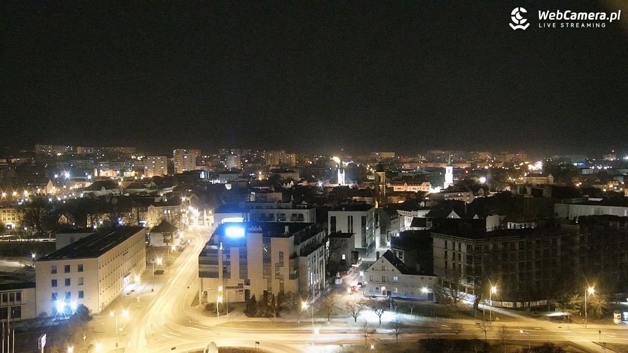 ZIELONA GÓRA - widok na panoramę miasta - 07 marzec 2026, 23:36