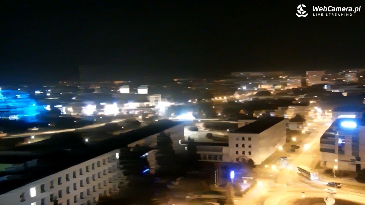 ZIELONA GÓRA - widok na panoramę miasta - 20 styczeń 2026, 21:33