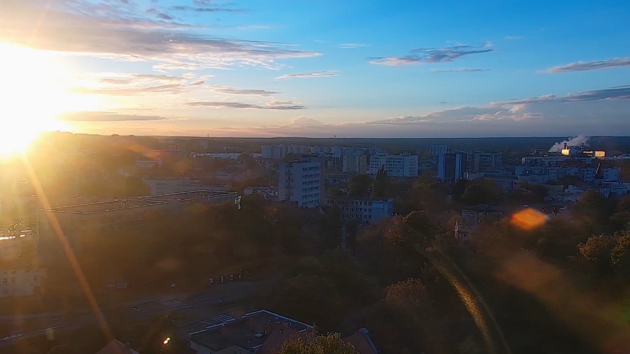 ZIELONA GÓRA - widok na panoramę miasta - 11 październik 2026, 15:59