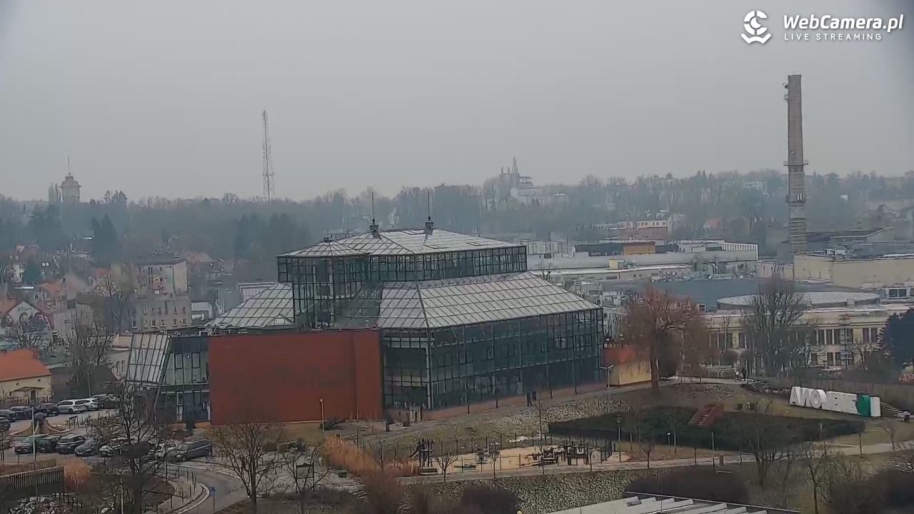 ZIELONA GÓRA - widok na panoramę miasta - 23 styczeń 2026, 13:16