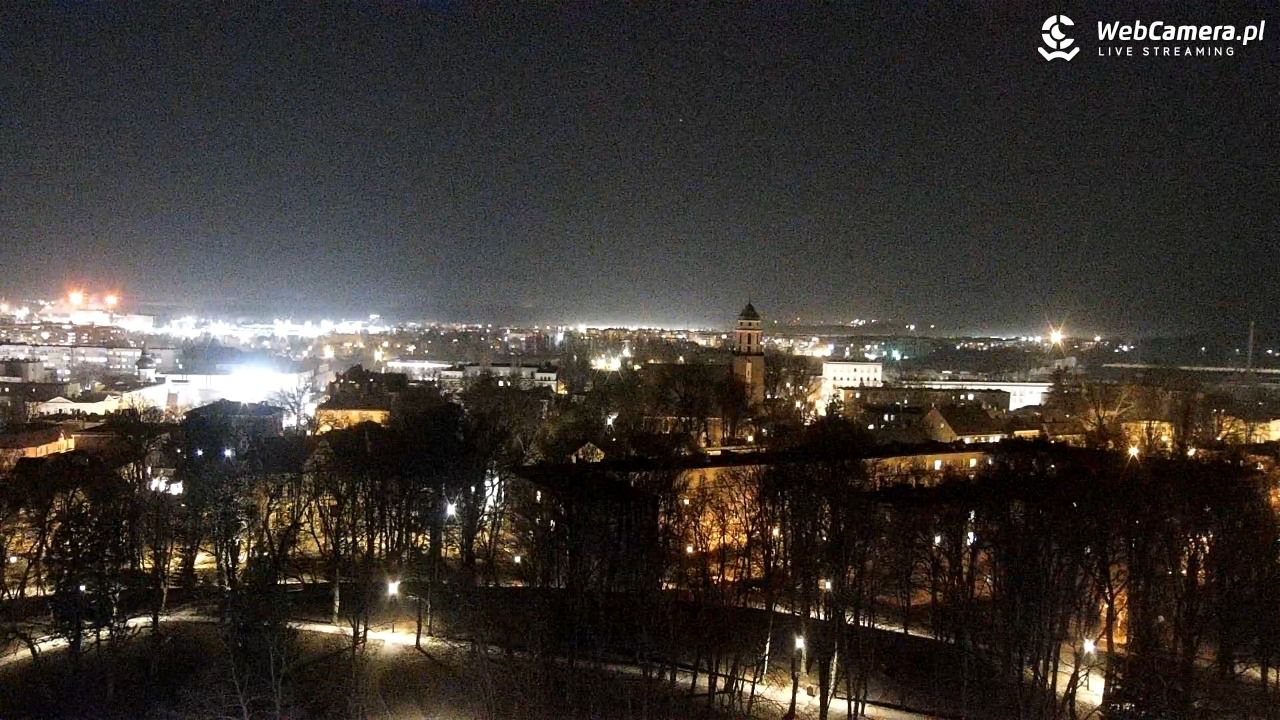 ZIELONA GÓRA - widok na panoramę miasta - 20 styczeń 2026, 19:50