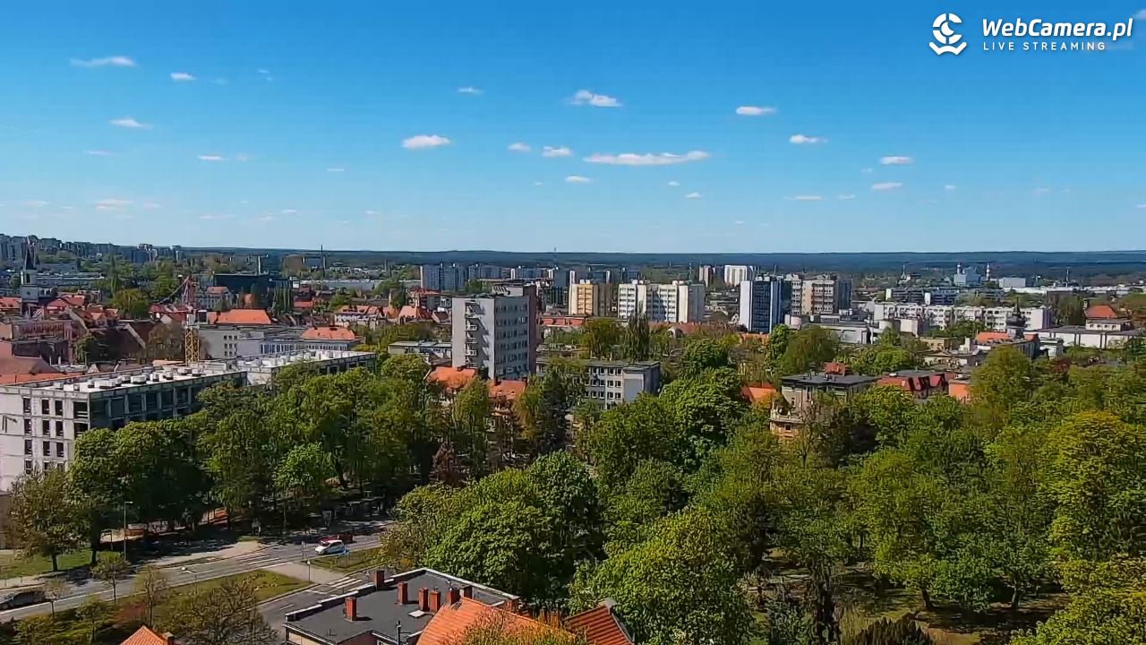 ZIELONA GÓRA - widok na panoramę miasta - 26 kwiecień 2026, 13:37