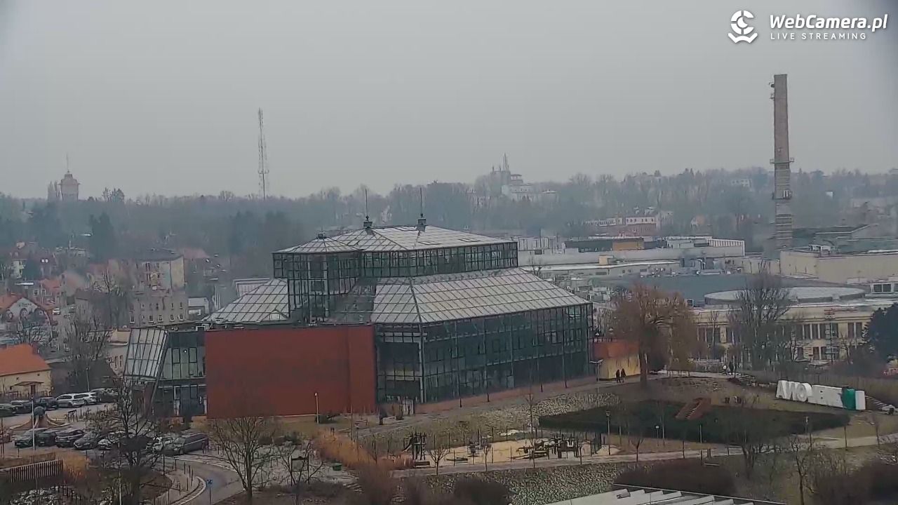 ZIELONA GÓRA - widok na panoramę miasta - 23 styczeń 2026, 13:17