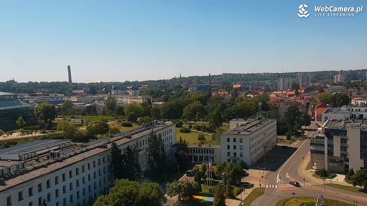 ZIELONA GÓRA - widok na panoramę miasta - 15 sierpień 2026, 12:25