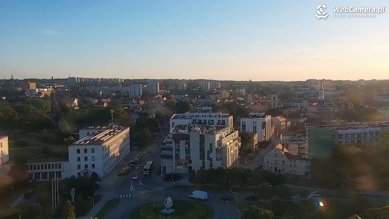 ZIELONA GÓRA - widok na panoramę miasta - 12 sierpień 2026, 19:39