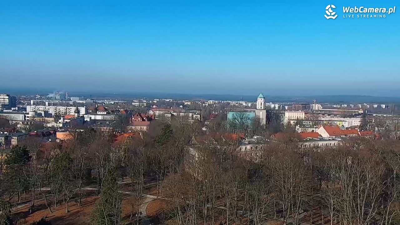 ZIELONA GÓRA - widok na panoramę miasta - 22 styczeń 2026, 12:13