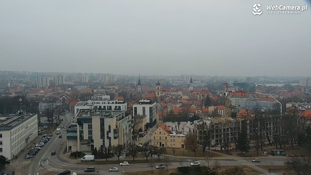 ZIELONA GÓRA - widok na panoramę miasta - 23 styczeń 2026, 13:16