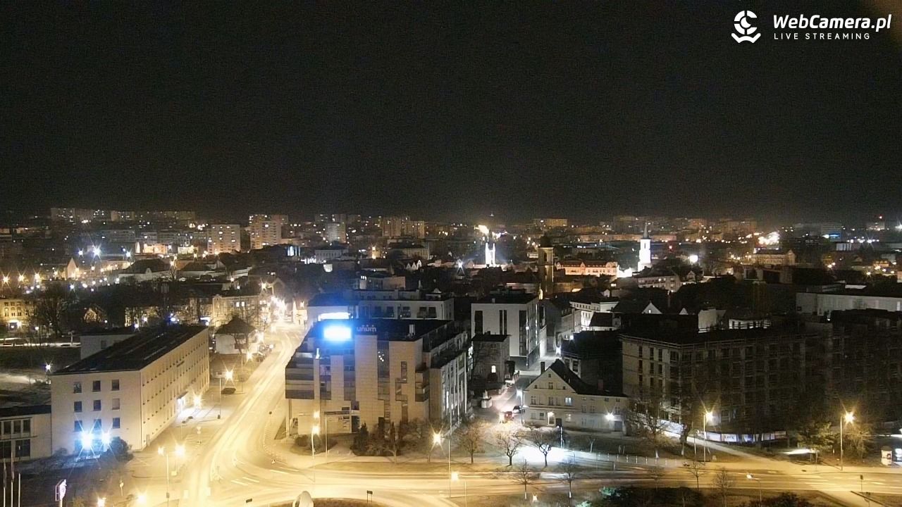 ZIELONA GÓRA - widok na panoramę miasta - 07 marzec 2026, 23:36