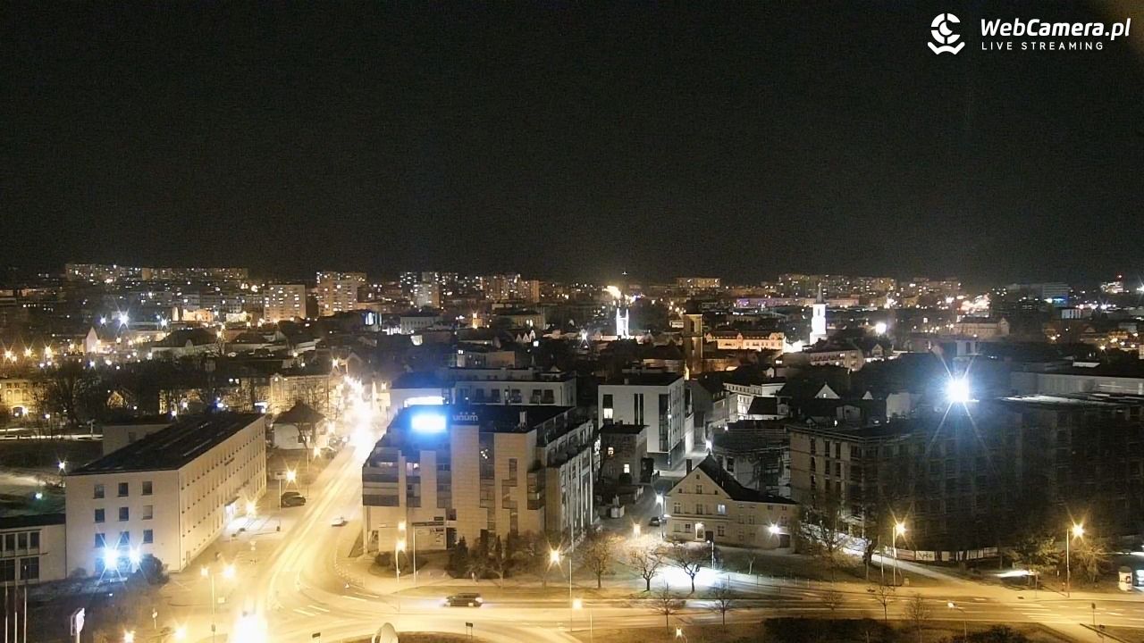 ZIELONA GÓRA - widok na panoramę miasta - 11 marzec 2026, 21:32