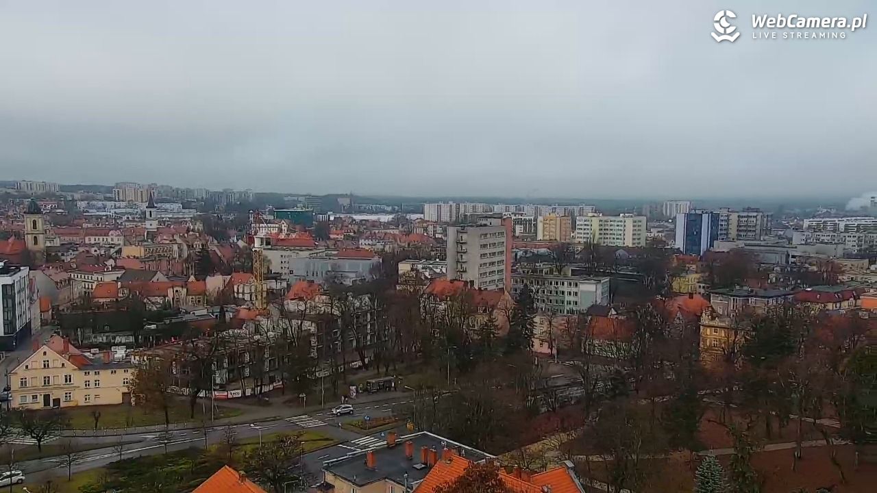 ZIELONA GÓRA - widok na panoramę miasta - 09 grudzień 2025, 09:29