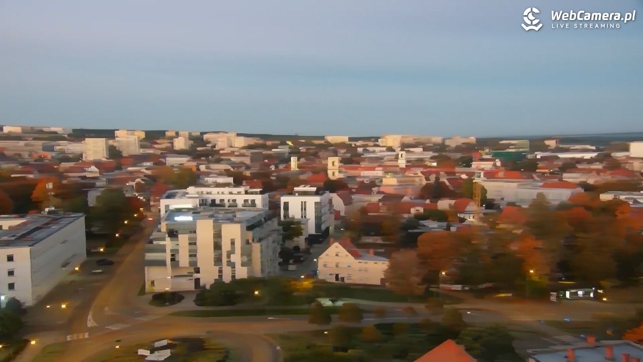 ZIELONA GÓRA - widok na panoramę miasta - 19 październik 2025, 07:09