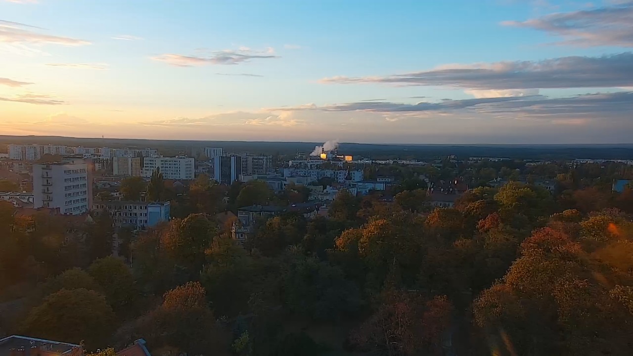 ZIELONA GÓRA - widok na panoramę miasta - 11 październik 2026, 16:00