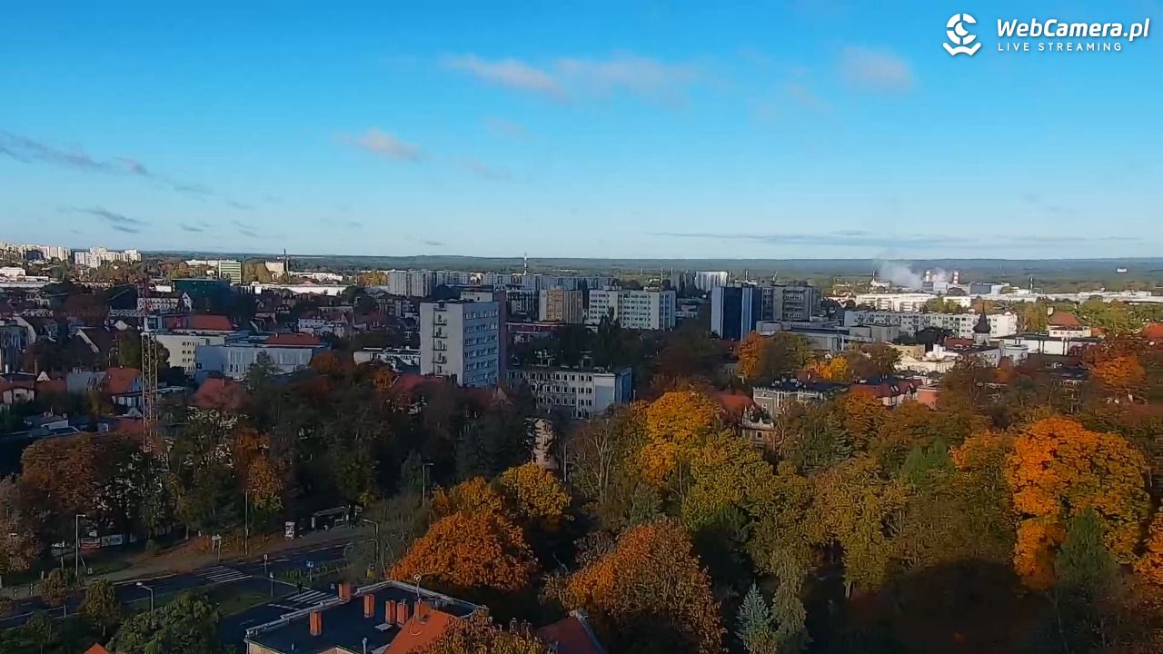 ZIELONA GÓRA - widok na panoramę miasta - 18 październik 2025, 09:06