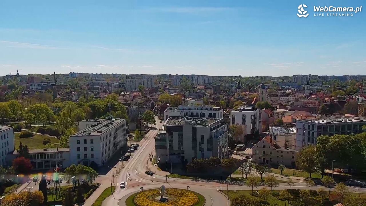 ZIELONA GÓRA - widok na panoramę miasta - 26 kwiecień 2026, 14:53