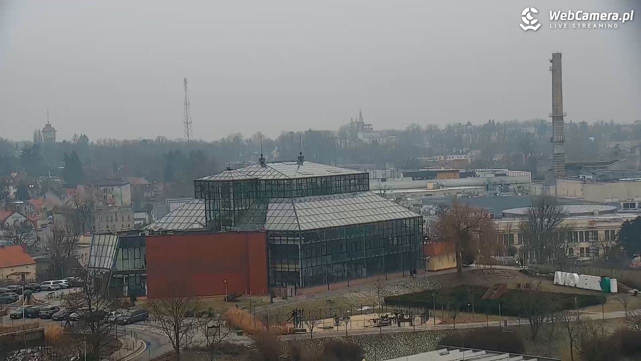 ZIELONA GÓRA - widok na panoramę miasta - 23 styczeń 2026, 13:16