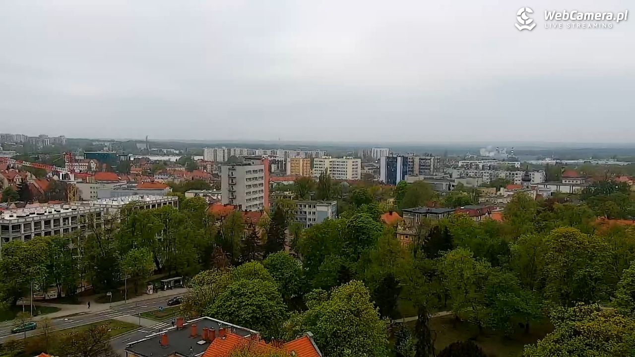 ZIELONA GÓRA - widok na panoramę miasta - 24 kwiecień 2026, 12:35