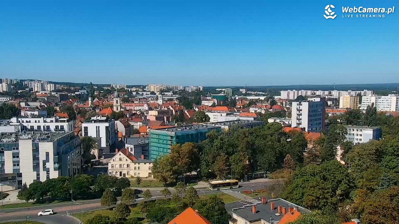 ZIELONA GÓRA - widok na panoramę miasta - 15 sierpień 2026, 10:38