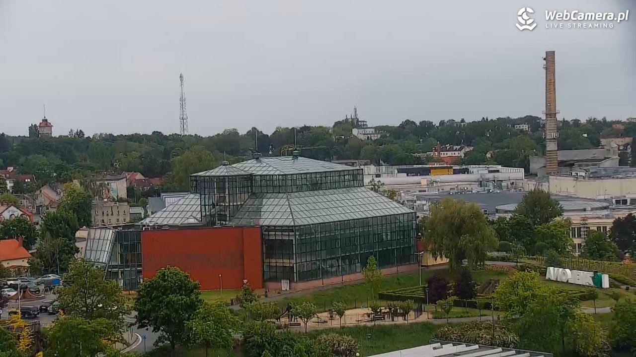 ZIELONA GÓRA - widok na panoramę miasta - 15 maj 2025, 12:55