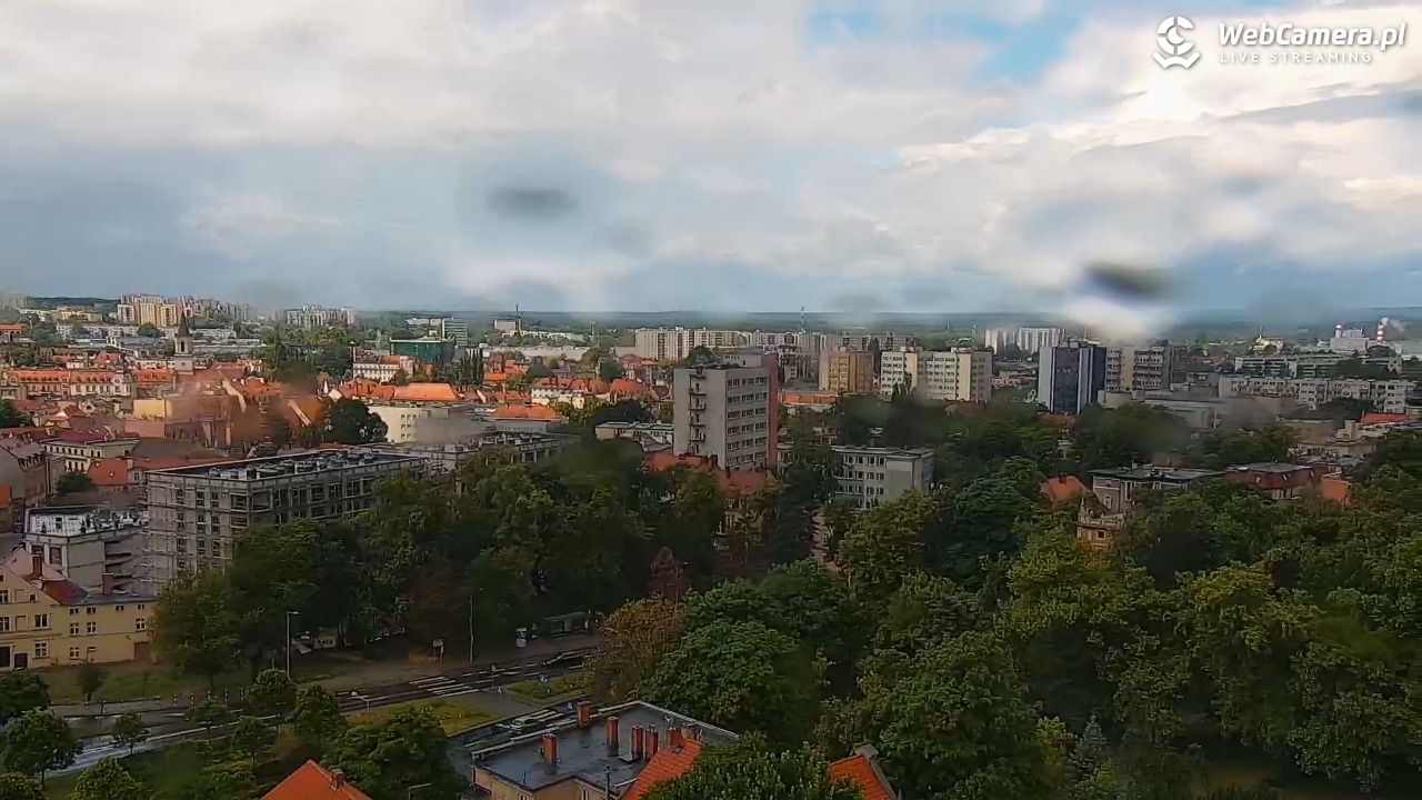 ZIELONA GÓRA - widok na panoramę miasta - 14 czerwiec 2026, 12:04