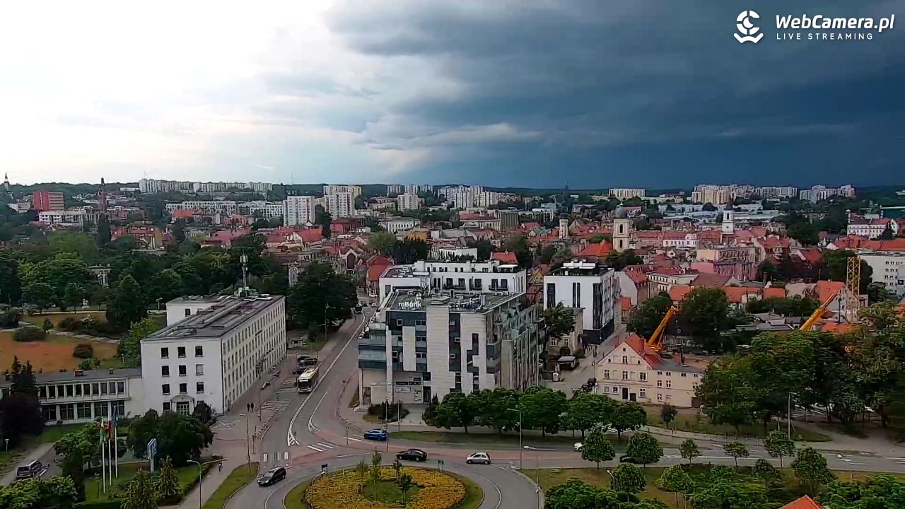 ZIELONA GÓRA - widok na panoramę miasta - 07 czerwiec 2025, 18:14