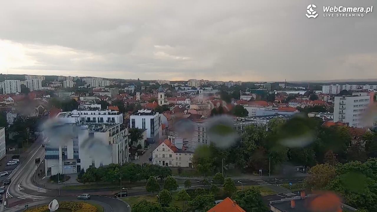 ZIELONA GÓRA - widok na panoramę miasta - 14 czerwiec 2026, 18:45