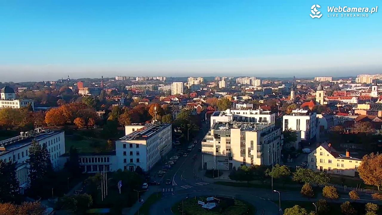 ZIELONA GÓRA - widok na panoramę miasta - 20 październik 2025, 08:34