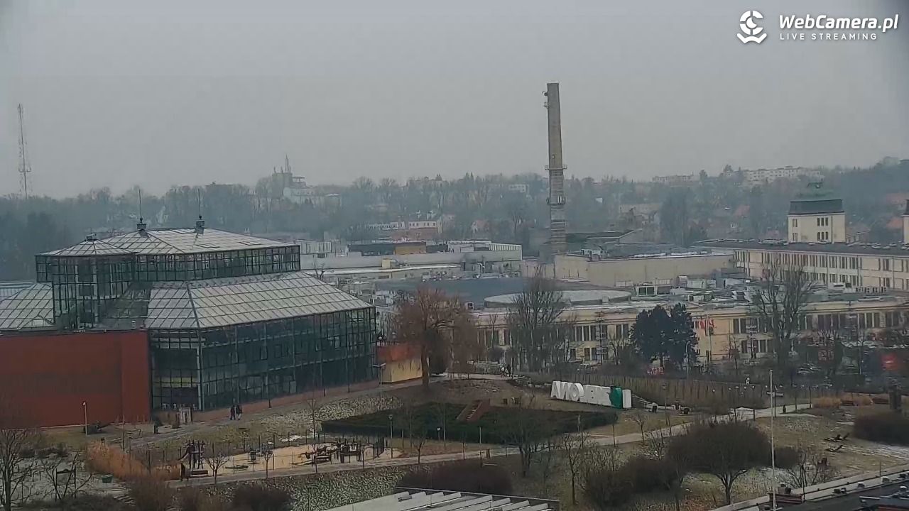 ZIELONA GÓRA - widok na panoramę miasta - 23 styczeń 2026, 13:16