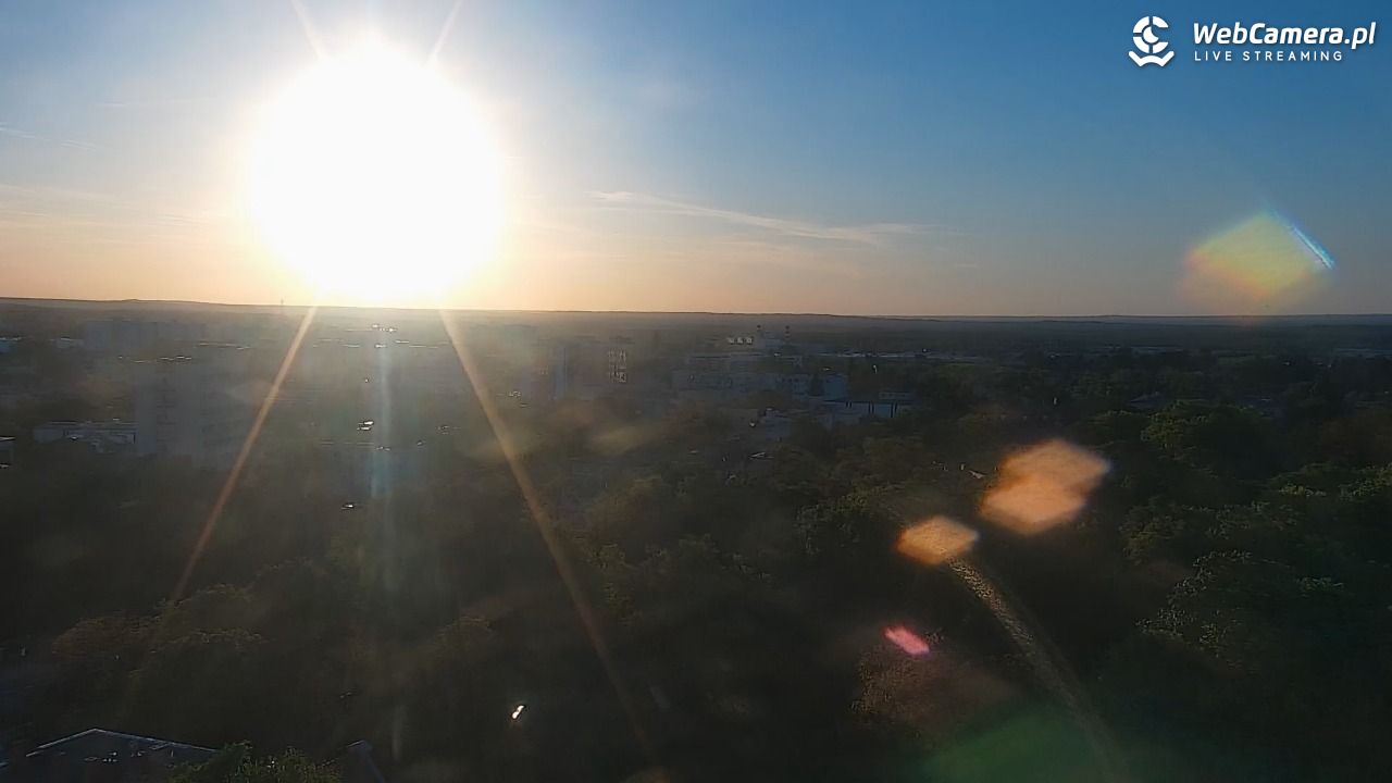 ZIELONA GÓRA - widok na panoramę miasta - 12 sierpień 2026, 19:48