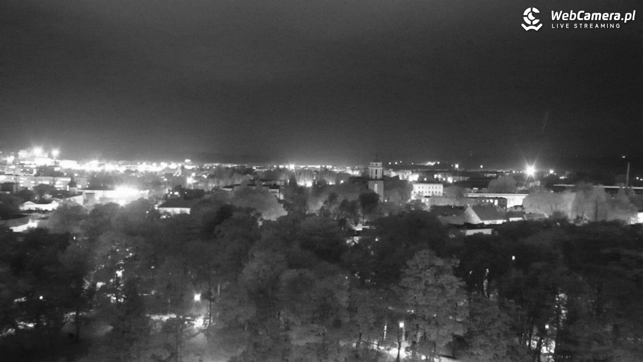 ZIELONA GÓRA - widok na panoramę miasta - 17 październik 2025, 20:59