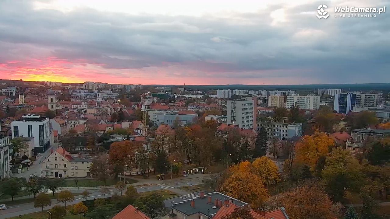 ZIELONA GÓRA - widok na panoramę miasta - 24 październik 2025, 17:51