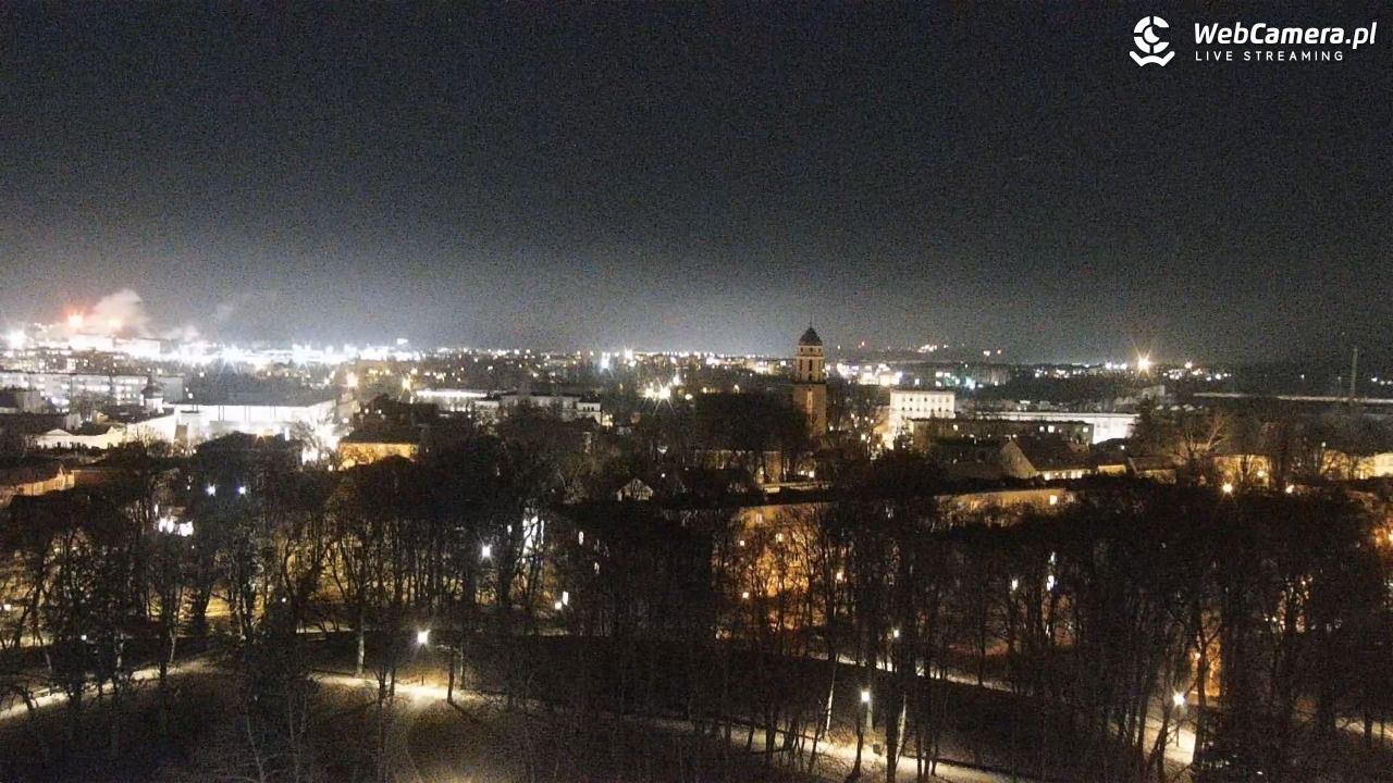 ZIELONA GÓRA - widok na panoramę miasta - 15 grudzień 2025, 19:50