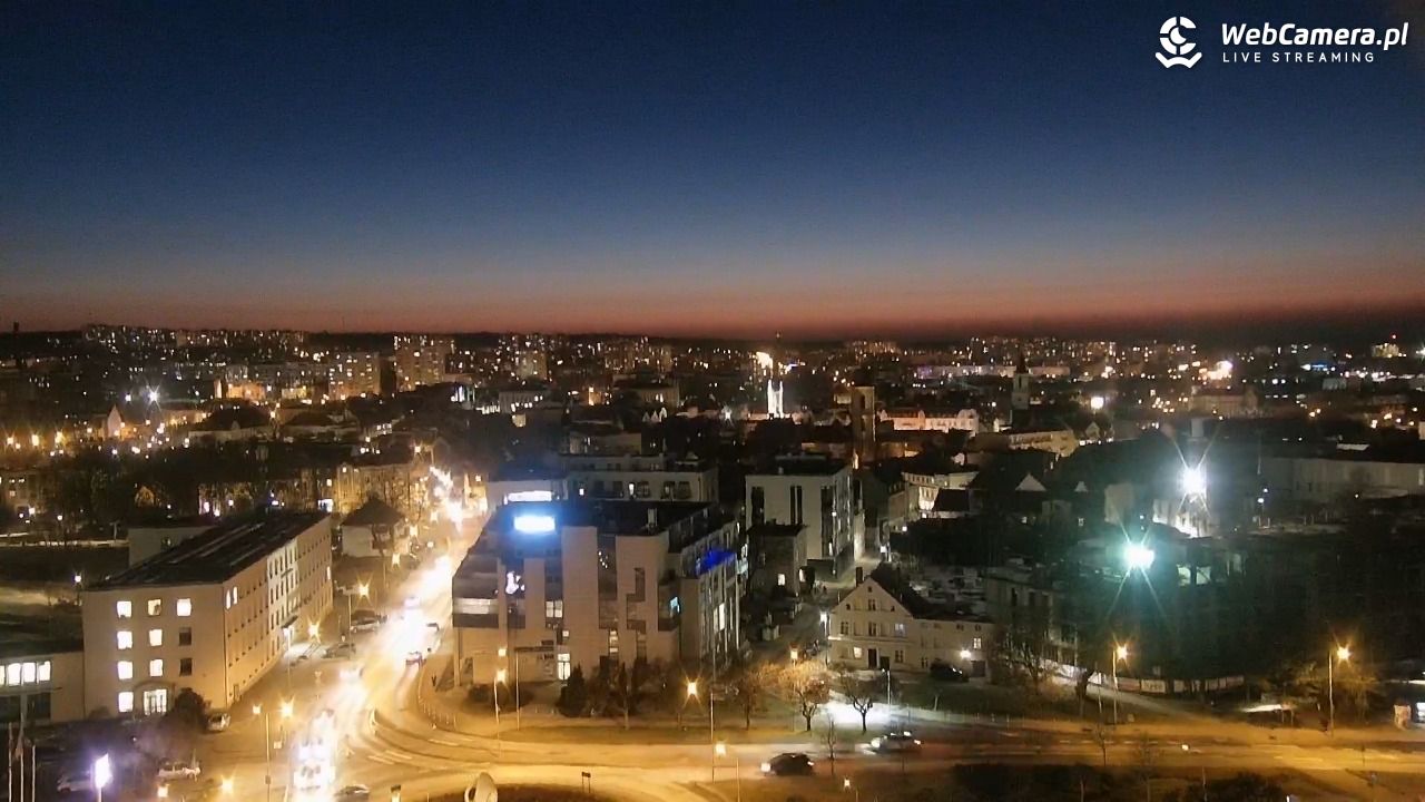 ZIELONA GÓRA - widok na panoramę miasta - 19 styczeń 2026, 17:32