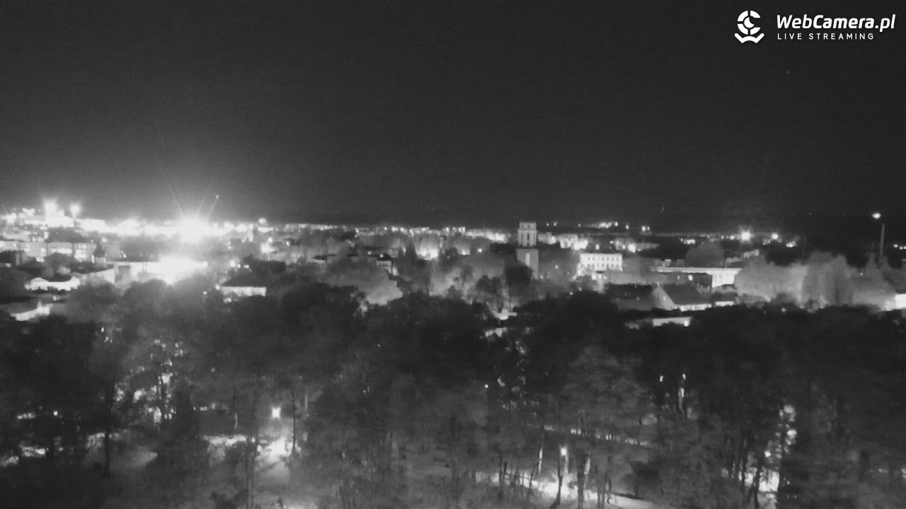 ZIELONA GÓRA - widok na panoramę miasta - 19 październik 2025, 21:00