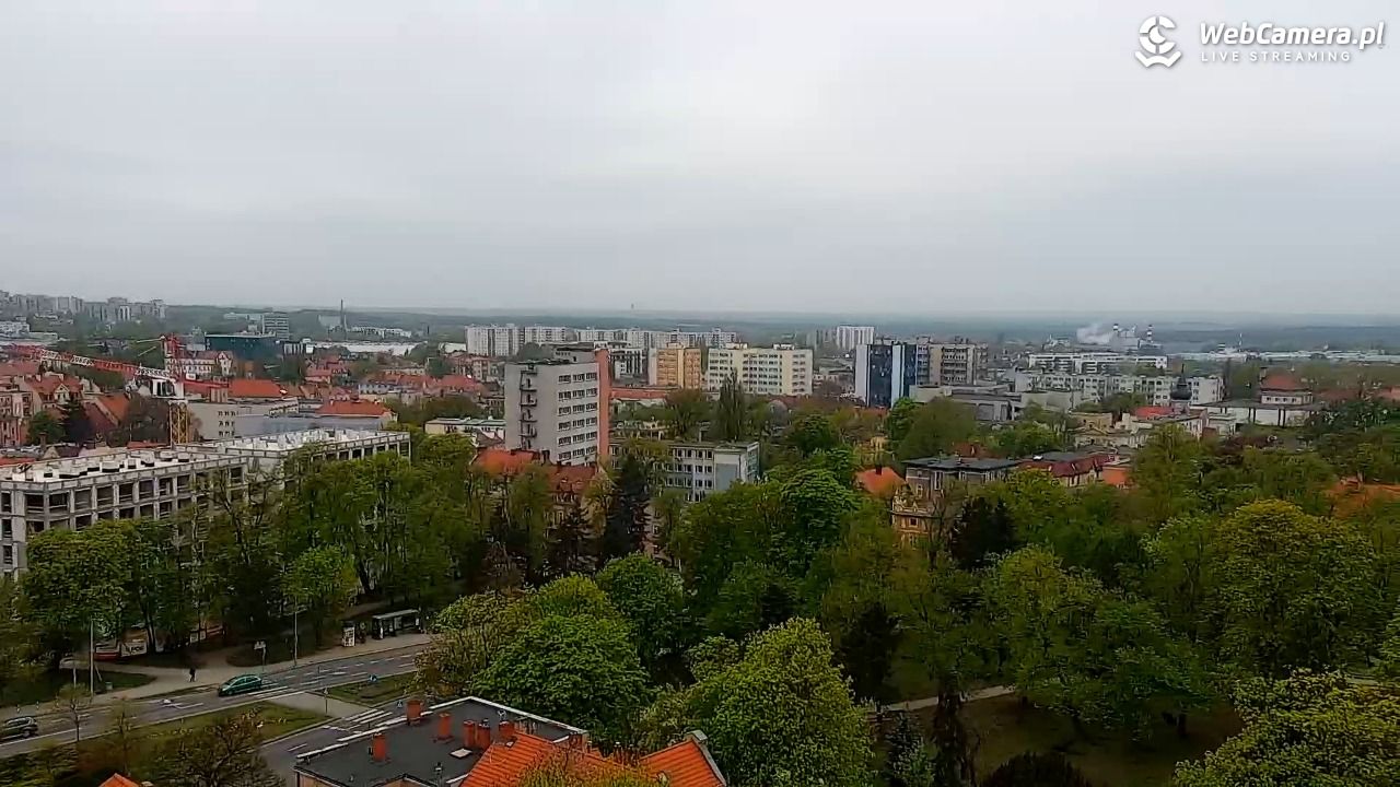 ZIELONA GÓRA - widok na panoramę miasta - 24 kwiecień 2026, 12:35