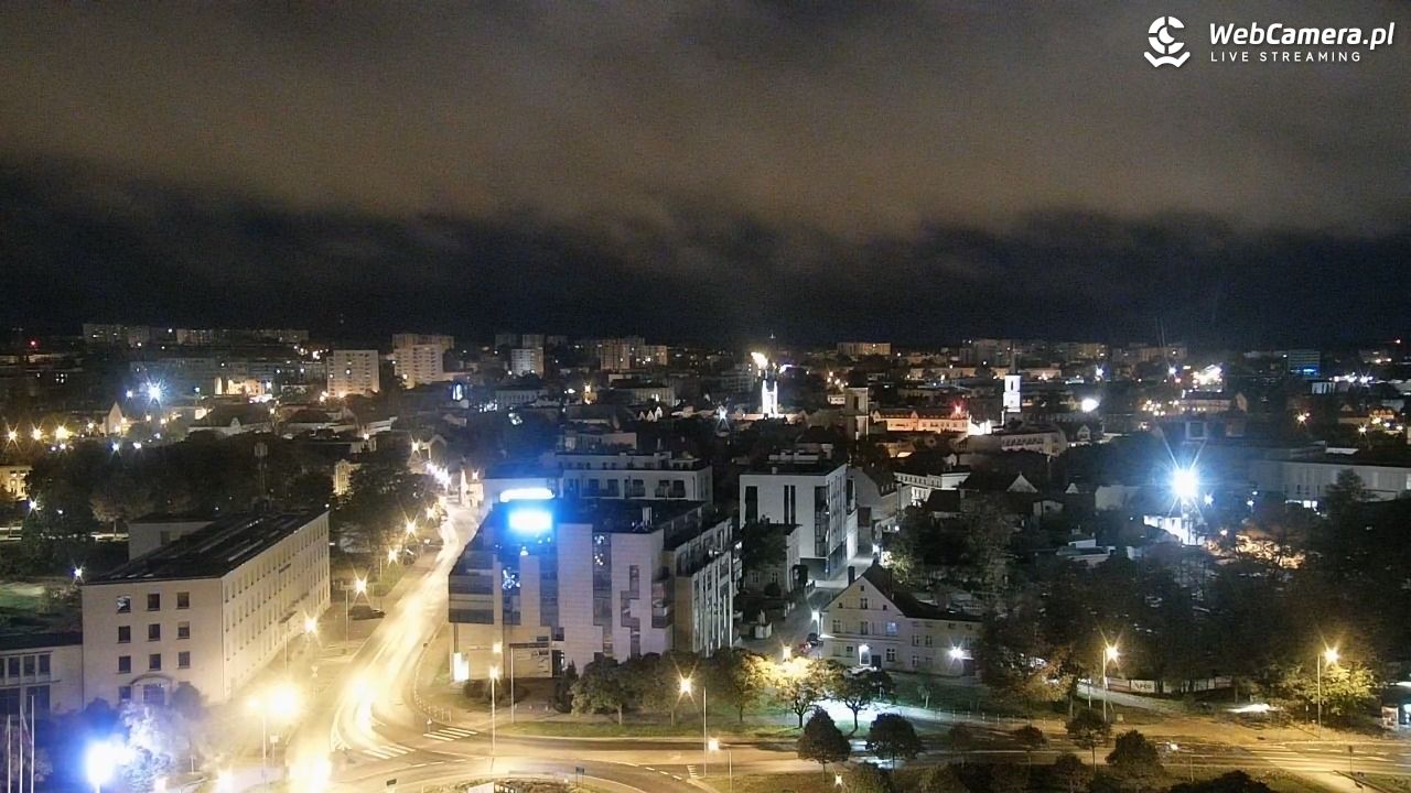 ZIELONA GÓRA - widok na panoramę miasta - 18 październik 2025, 06:27
