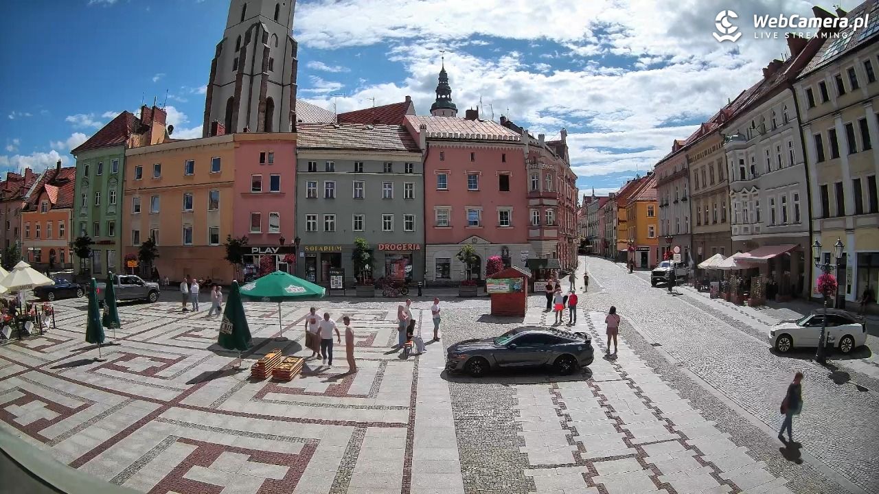 Złotoryja - widok na Rynek - 07 czerwiec 2026, 15:18