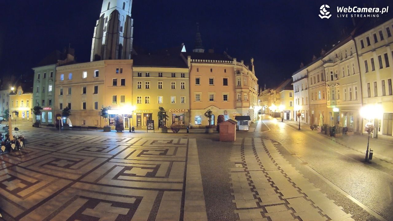Złotoryja - widok na Rynek - 08 czerwiec 2026, 22:57