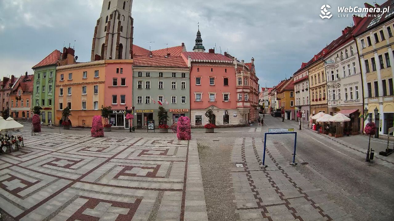 Złotoryja - widok na Rynek - 16 sierpień 2026, 11:25